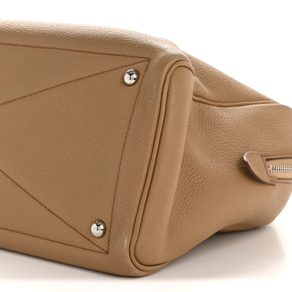 Hermes Taurillon Clemence Victoria II 35 Biscuit 10 of 13
