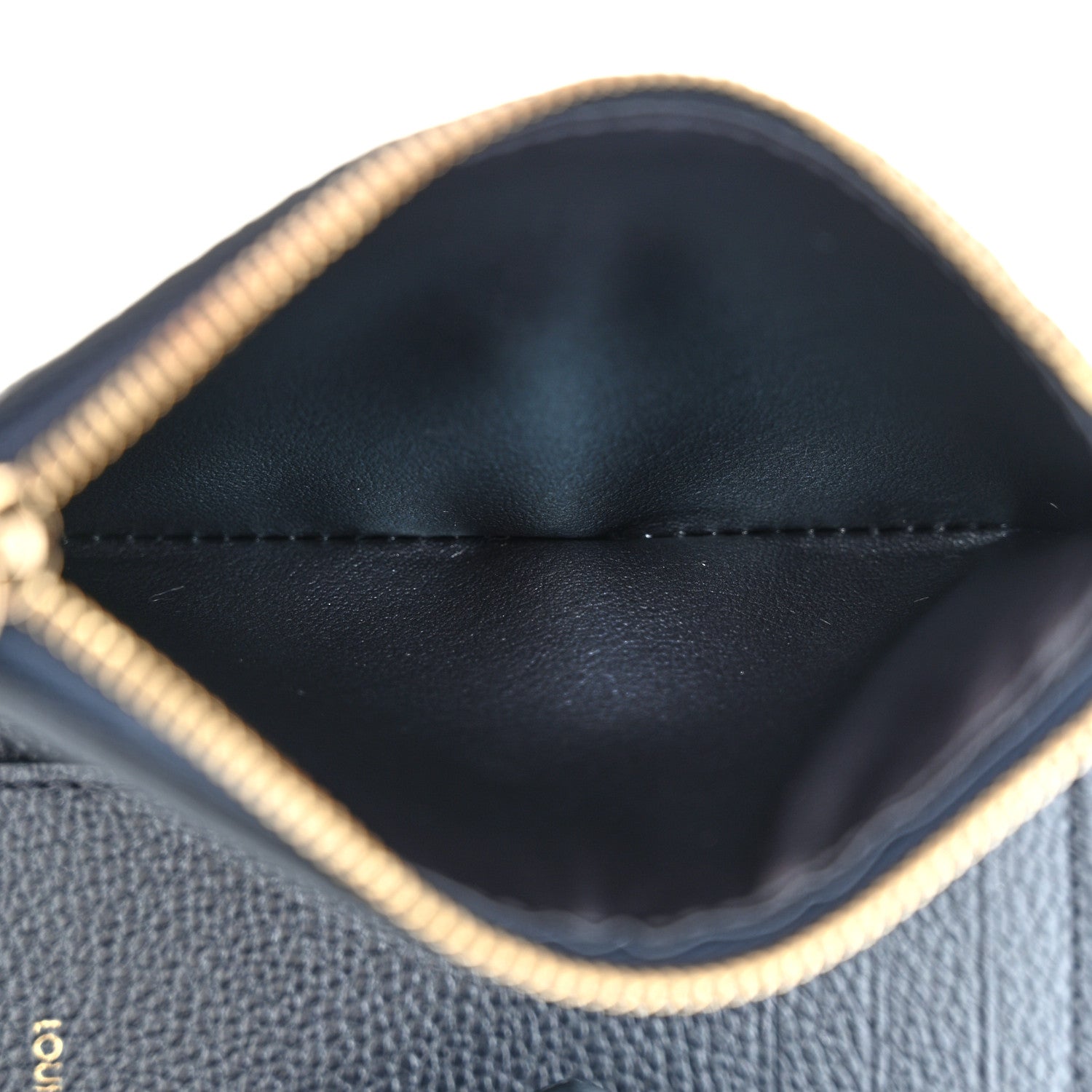 Louis Vuitton Empreinte Monogram Flower Victorine Wallet Navy Blue 6 of 7