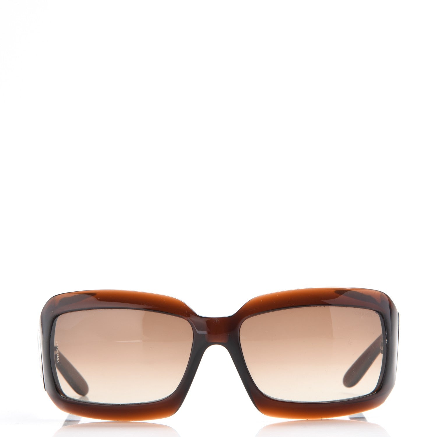 Chanel Mother of Pearl CC 5076-H Sunglasses Brown 3 of 8