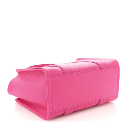 Marc Jacobs Grained Calfskin Small The Tote Bag Hot Pink 4 of 12