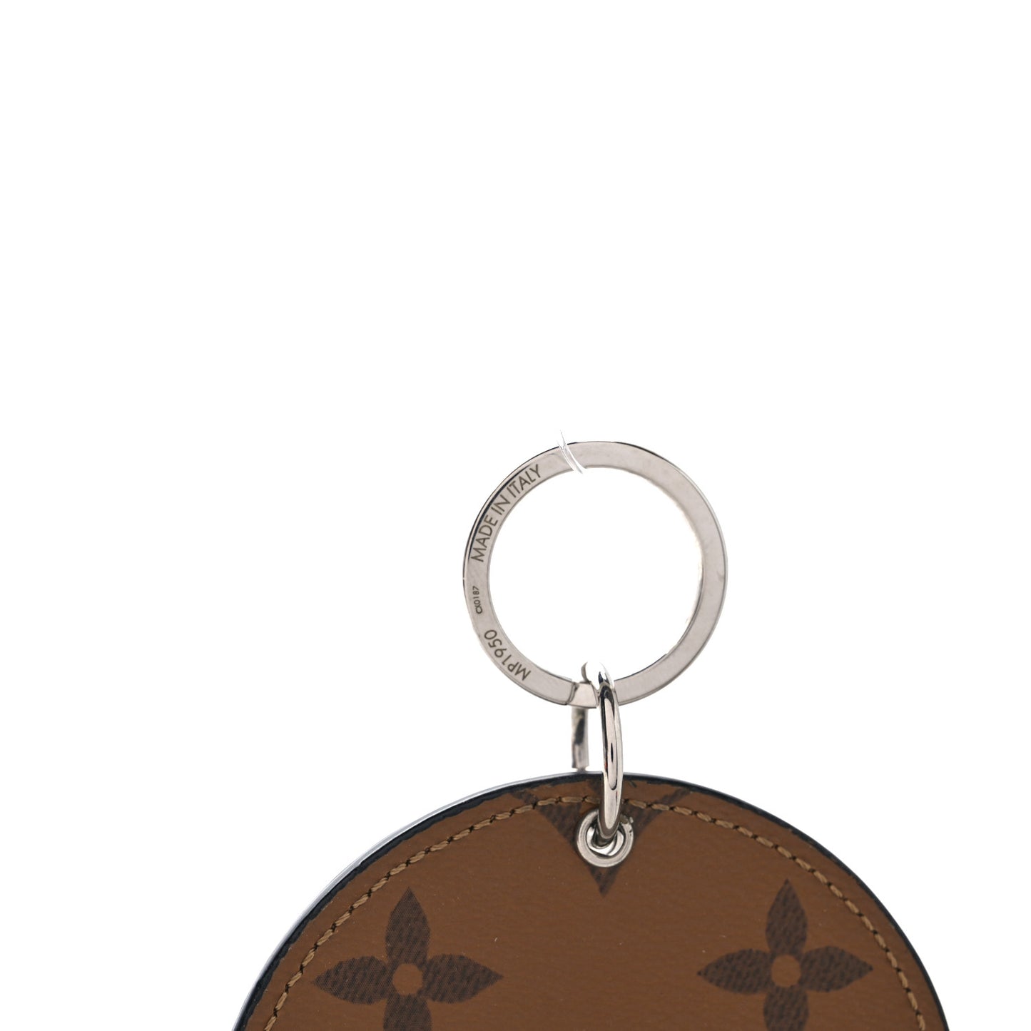 Reverse Monogram Kabuki Mask Bag Charm Key Holder