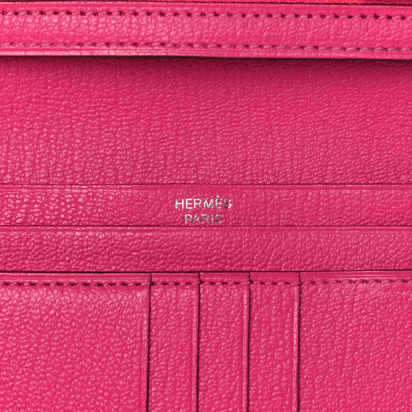 Ostrich Bearn Compact Wallet Rose Tyrien