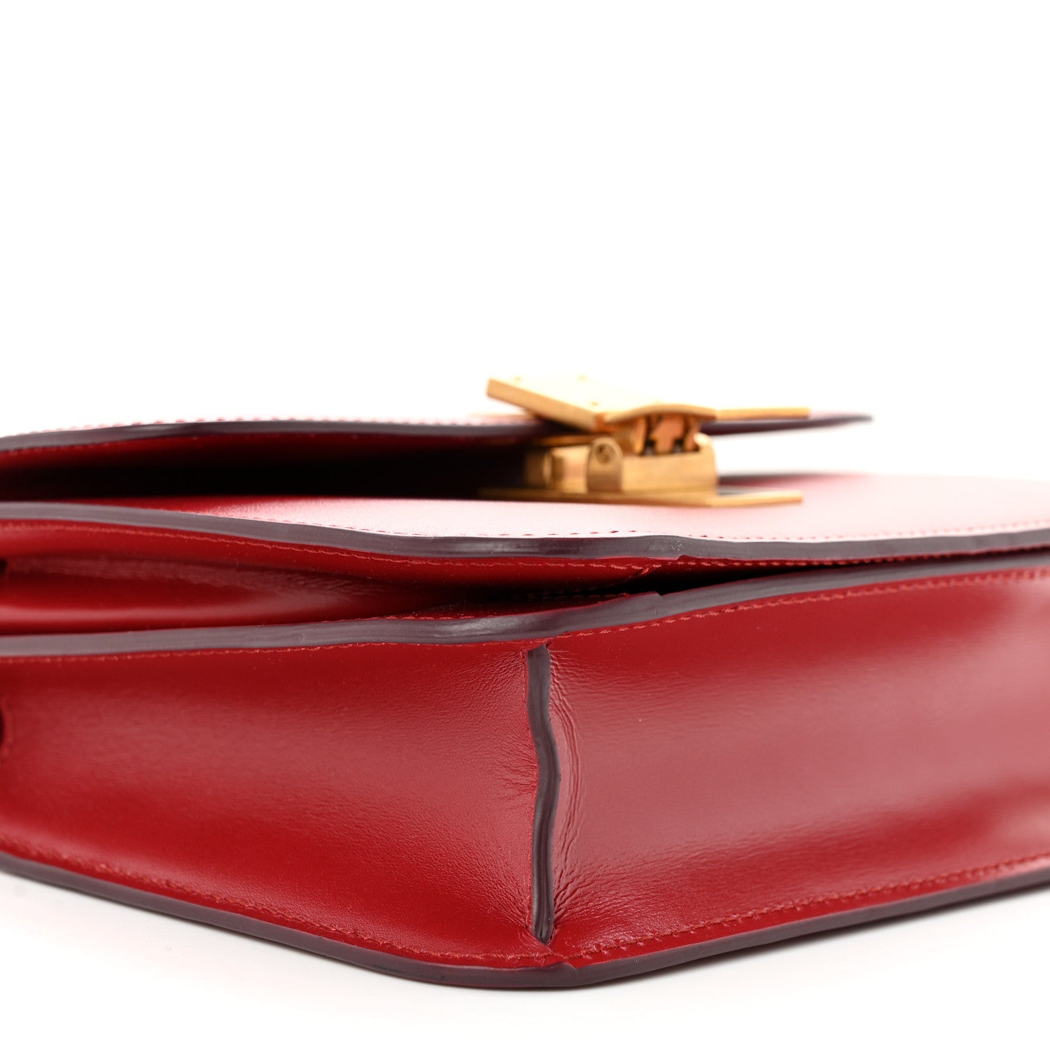 Celine Box Calfskin Teen Classic Box Flap Bag Red 9 of 11