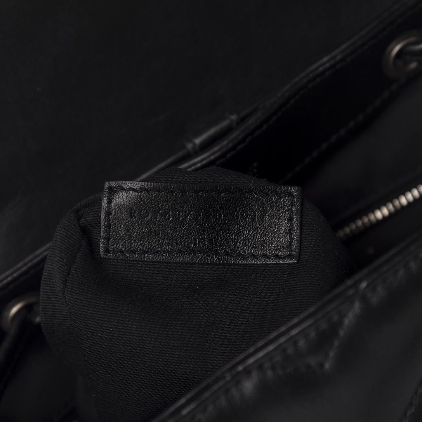 Calfskin Y Quilted Monogram Small Loulou Backpack Black