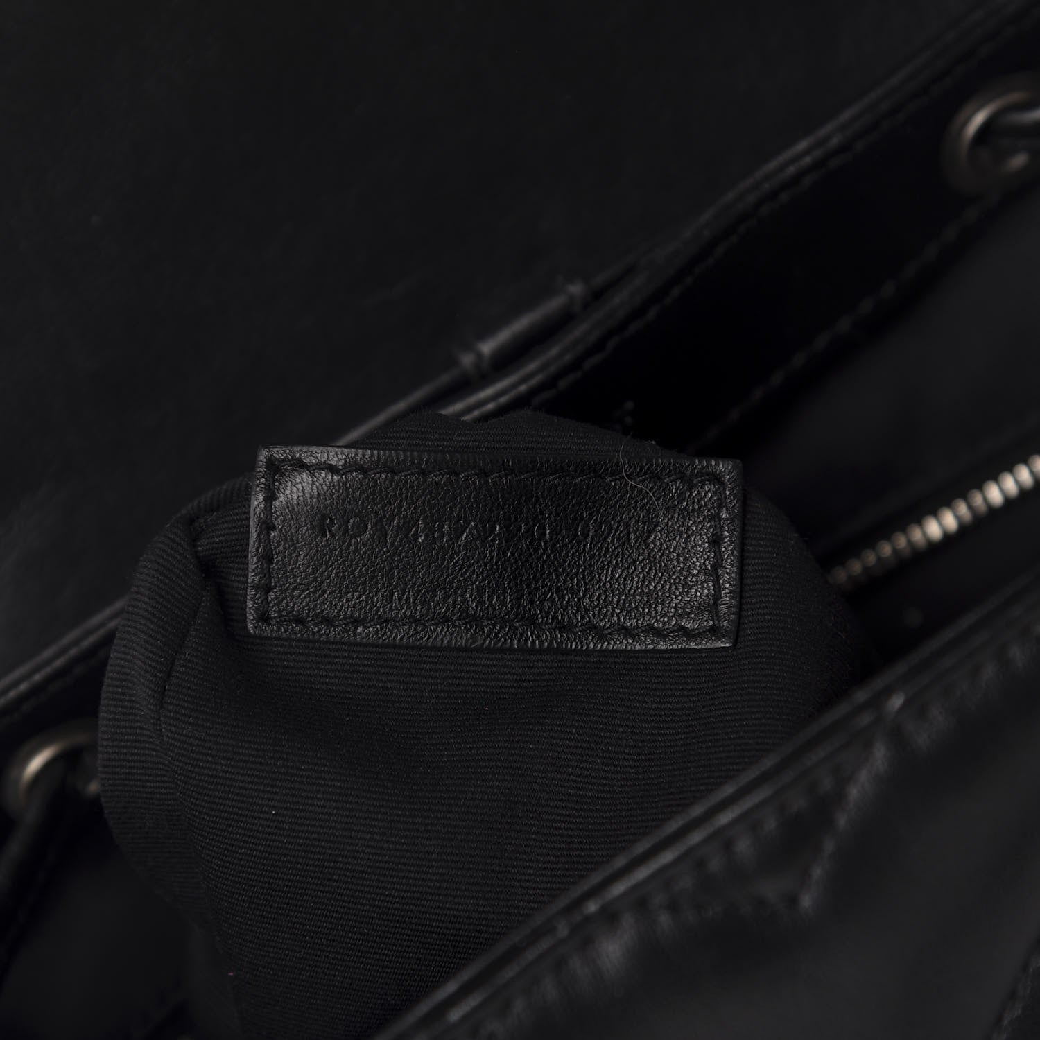 Saint Laurent Calfskin Y Quilted Monogram Small Loulou Backpack Black 10 of 11