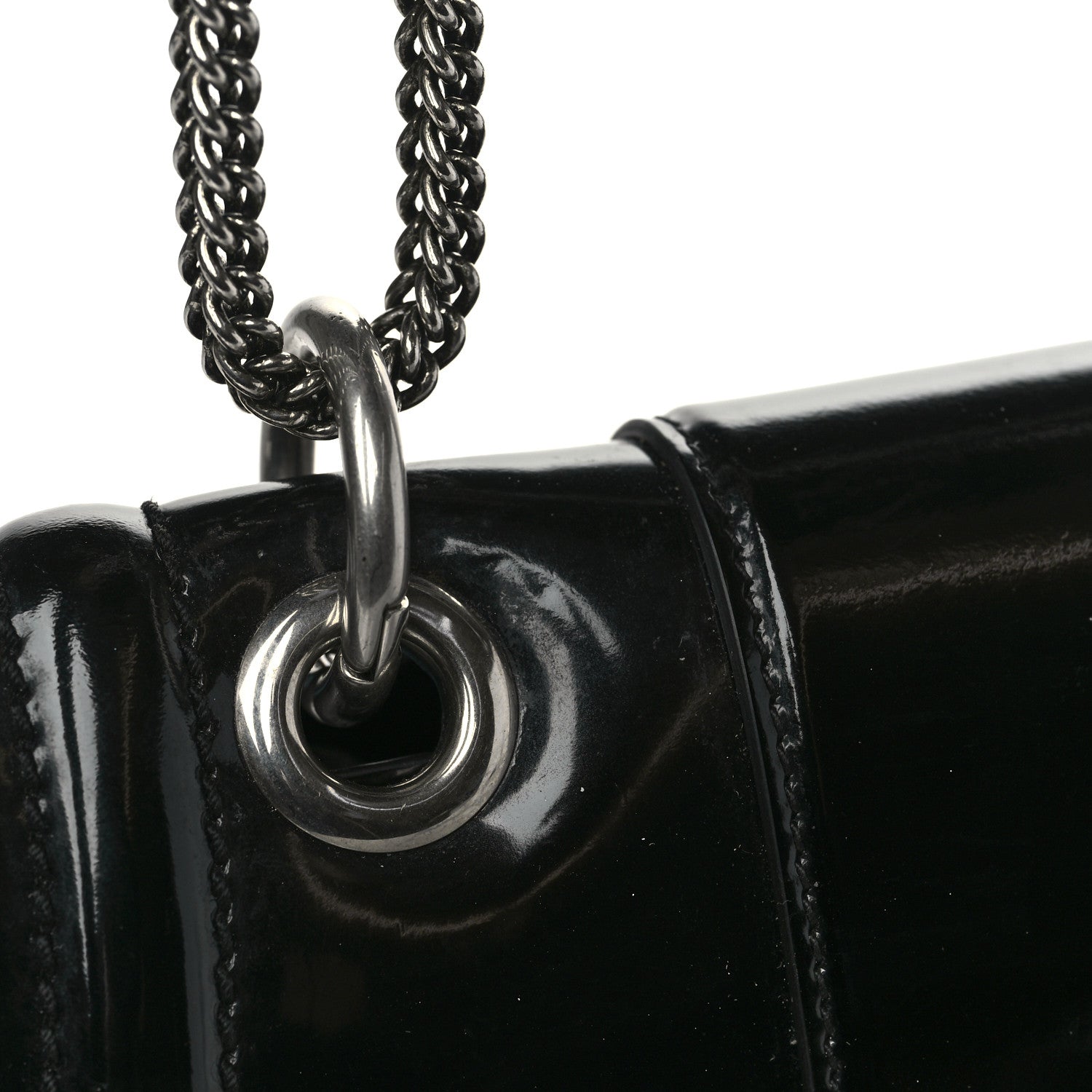 Dolce & Gabbana Polished Calfskin Small DG Amore Envelope Bag Black 10 of 10