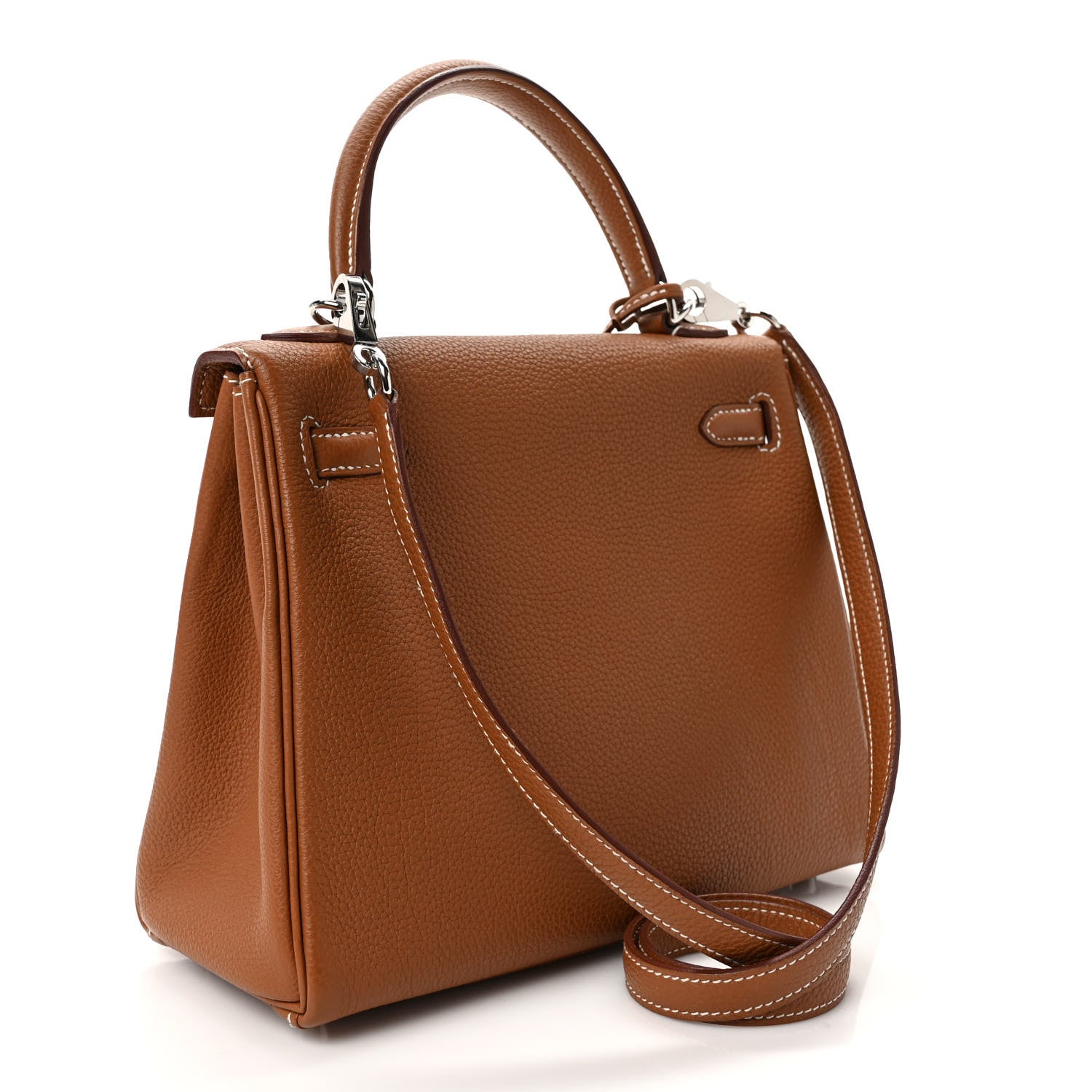 Hermes Togo Kelly Retourne 25 Gold 3 of 8