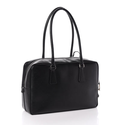 Prada Saffiano Lux Bowler Black 3 of 10