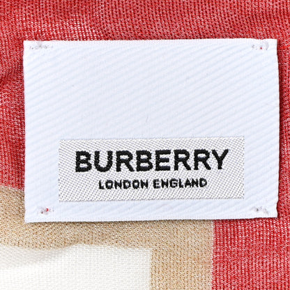 Burberry Modal Logo Scarf Archive Beige 4 of 5
