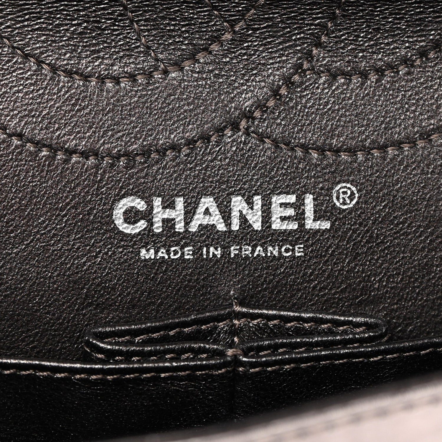 Chanel Metallic Striped Calfskin 2.55 Reissue 226 Flap Dark Silver 6 of 13