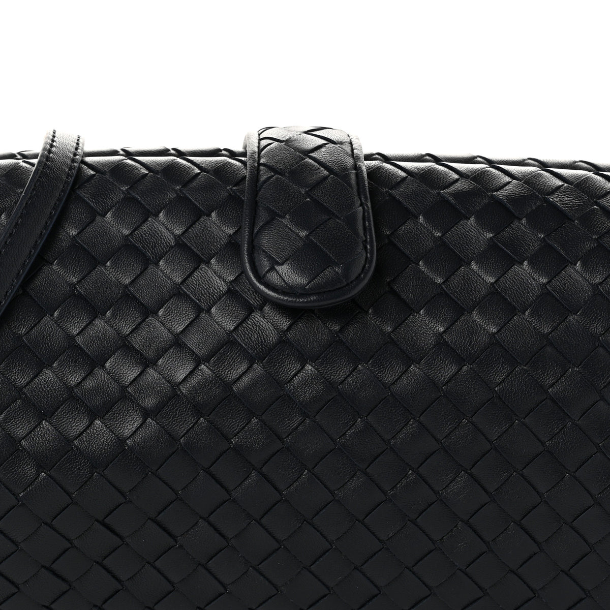 Bottega Veneta Nappa Intrecciato Maxi The Lauren 1980 Clutch Midnight 9 of 11