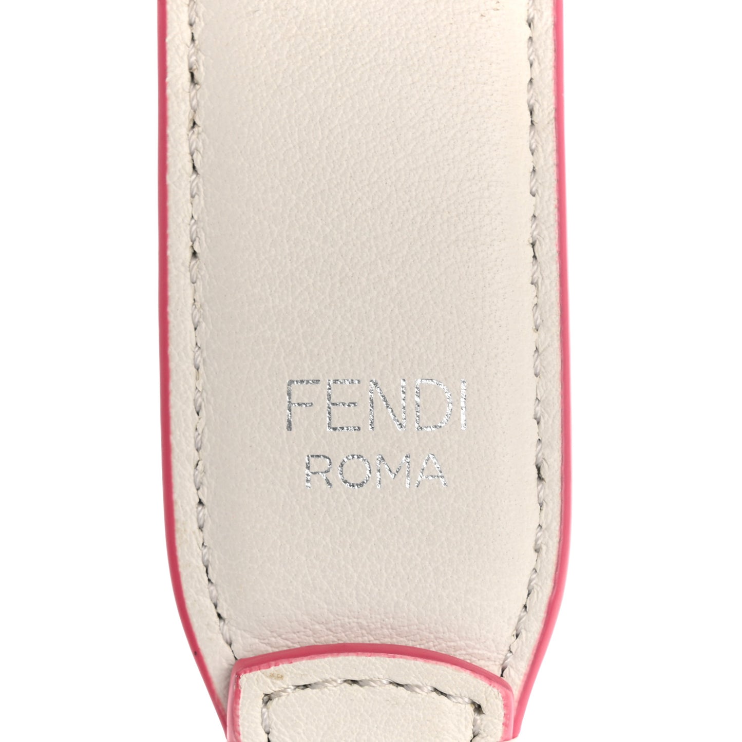 Vitello Dolce Plexiglass Studded Mini Strap You White Multicolor