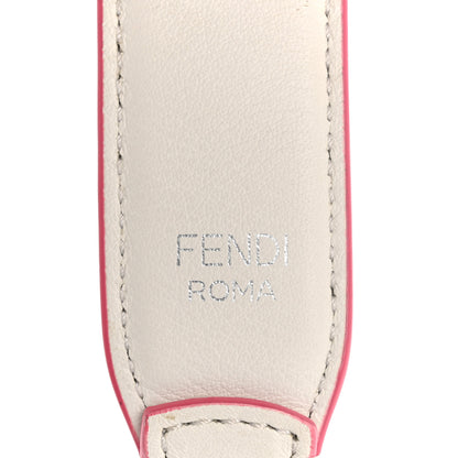 Fendi Vitello Dolce Plexiglass Studded Mini Strap You White Multicolor 4 of 8
