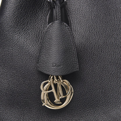 Christian Dior Supple Grained Calfskin Large Open Bar Tote Black 10 of 10