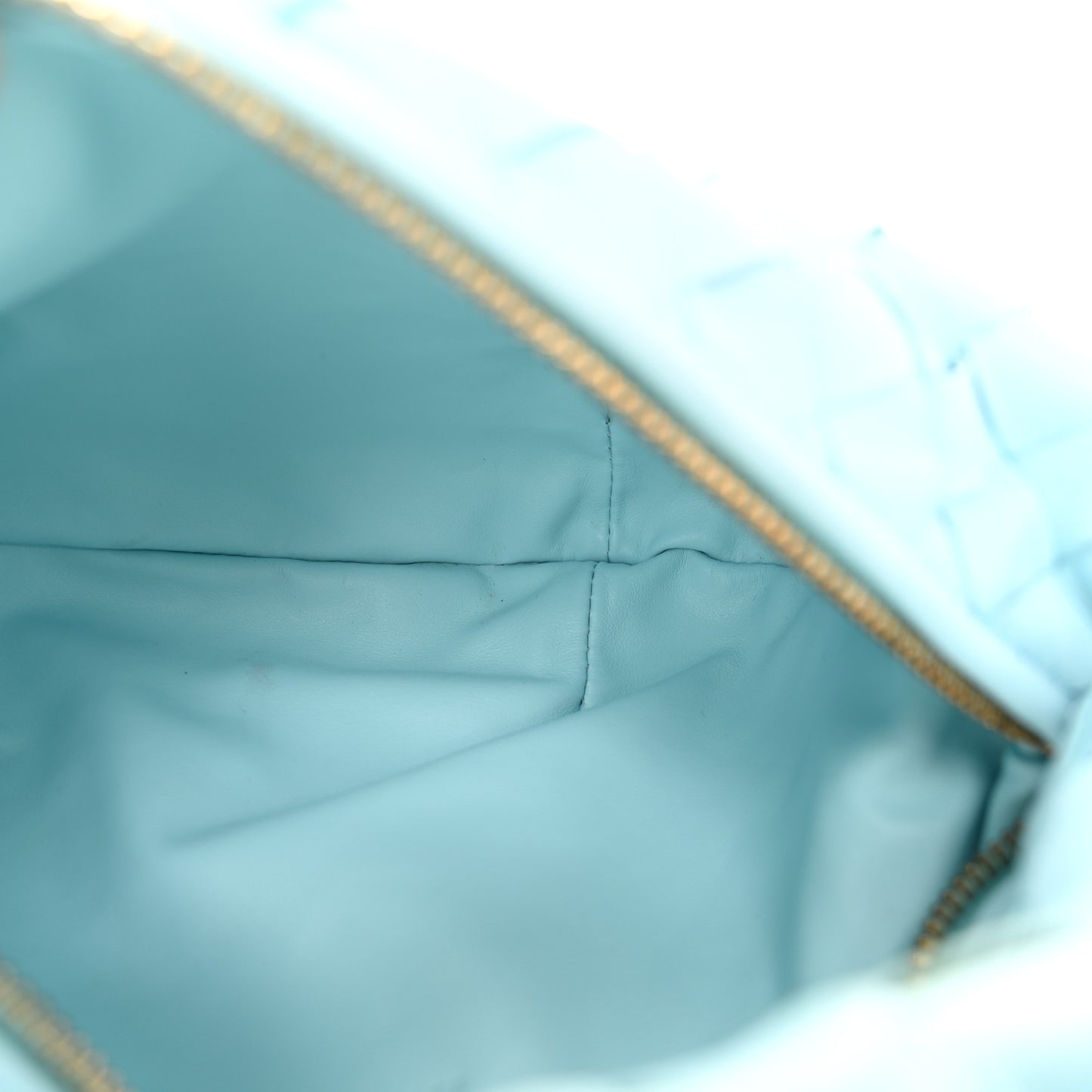 Nappa Intrecciato Mini Jodie Pale Blue