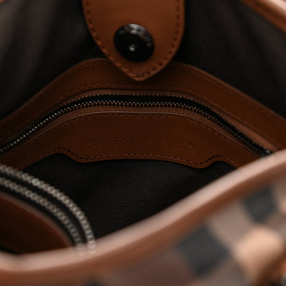 Burberry Smoked Check Small Northfield Tote Brown 7 of 11