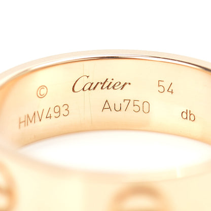Cartier 18K Yellow Gold 5.5mm LOVE Ring 54 6.75 4 of 4