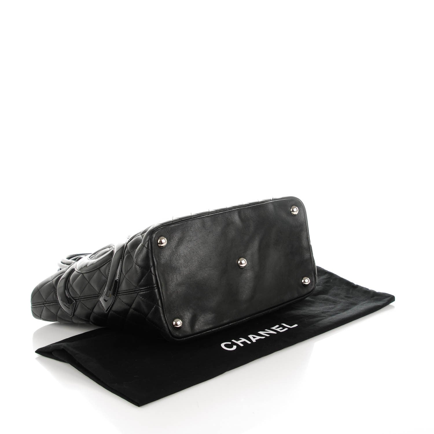 Chanel Calfskin Quilted Large Cambon Tote Black 4 of 7