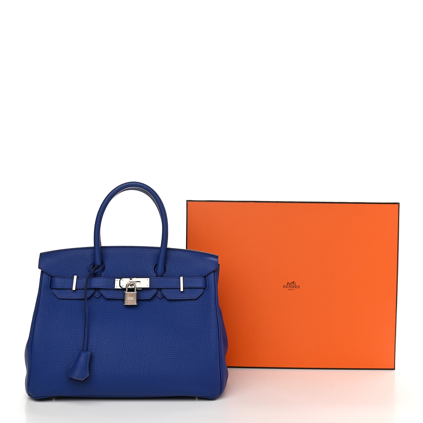 Togo Birkin 30 Bleu Electrique
