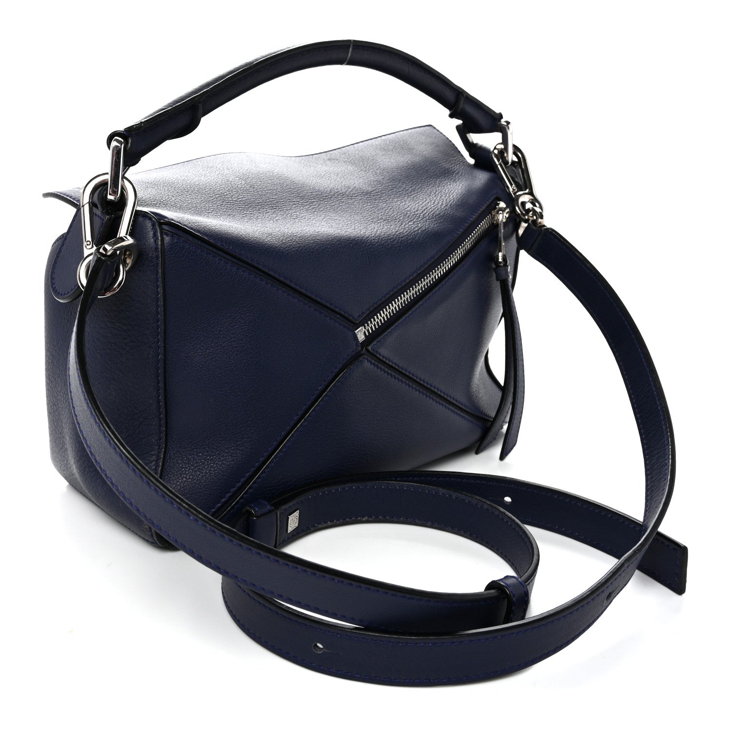 Loewe Calfskin Small Puzzle Bag Marine 3 of 12