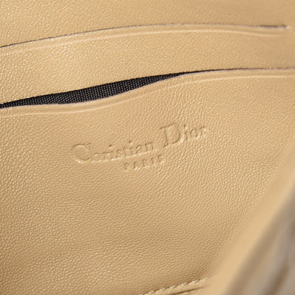 Christian Dior Lambskin Cannage New Lock Pouch Beige 6 of 11