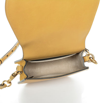 Chloe Calfskin Suede Small Nile Bracelet Bag Dusty Yellow 7 of 8