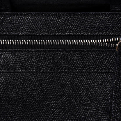 Celine Grained Calfskin Small Vertical Cabas Black 6 of 11
