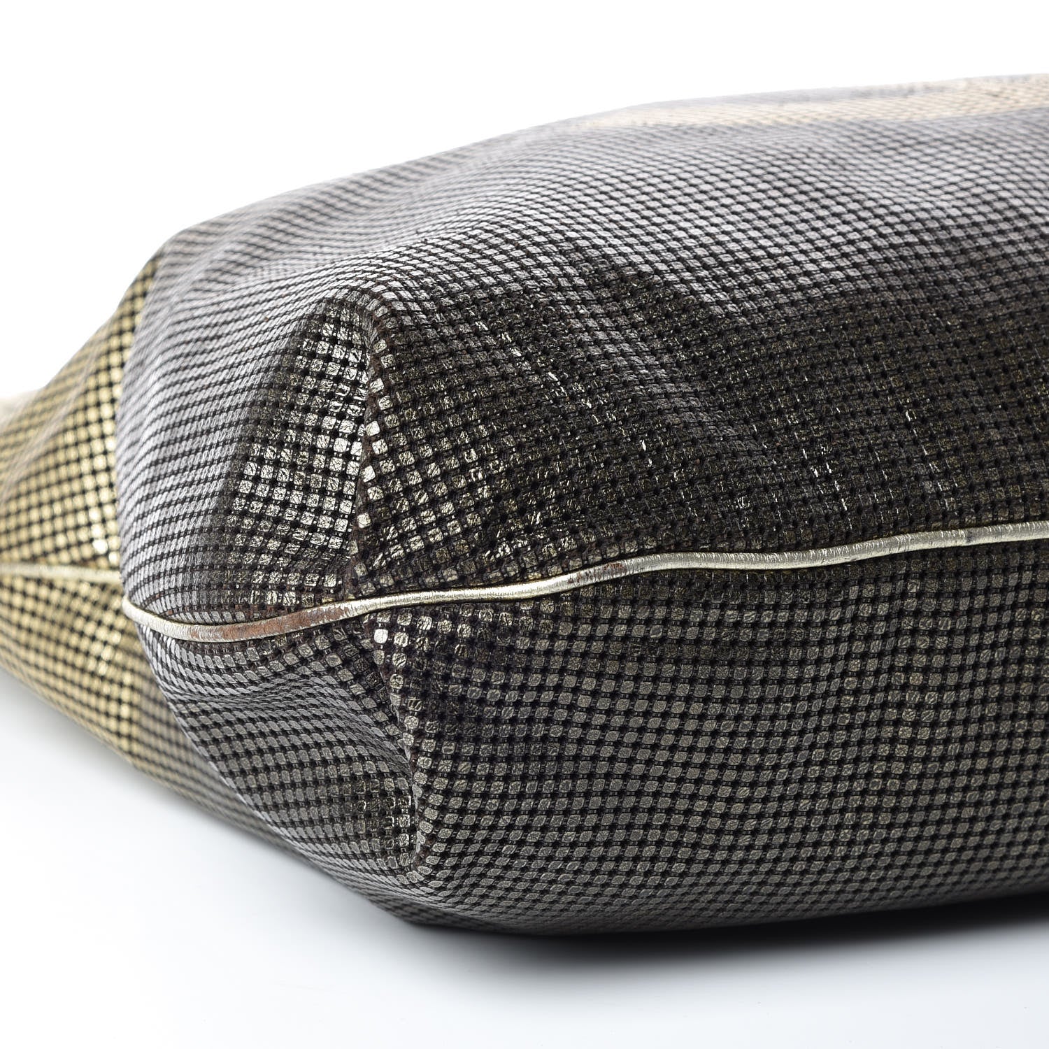 Chanel Metallic Perforated Lambskin Hollywood Hobo Silver 5 of 17
