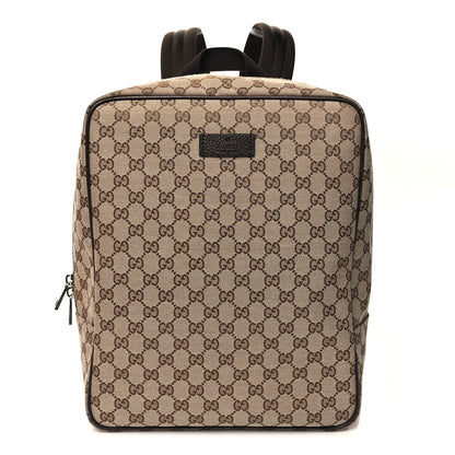 Gucci Monogram Travel Backpack Dark Brown 1 of 10