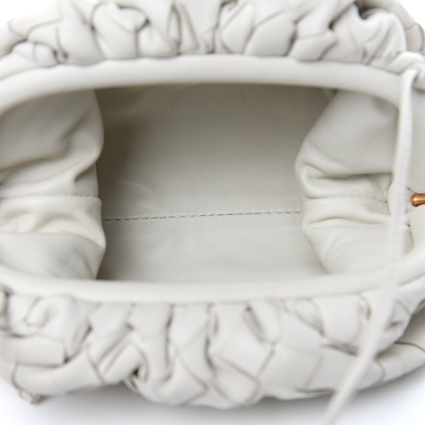 Nappa Intrecciato The Mini Pouch Plaster
