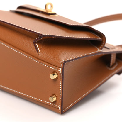 Hermes Epsom Kelly En Desordre Sellier 20 Gold 9 of 10