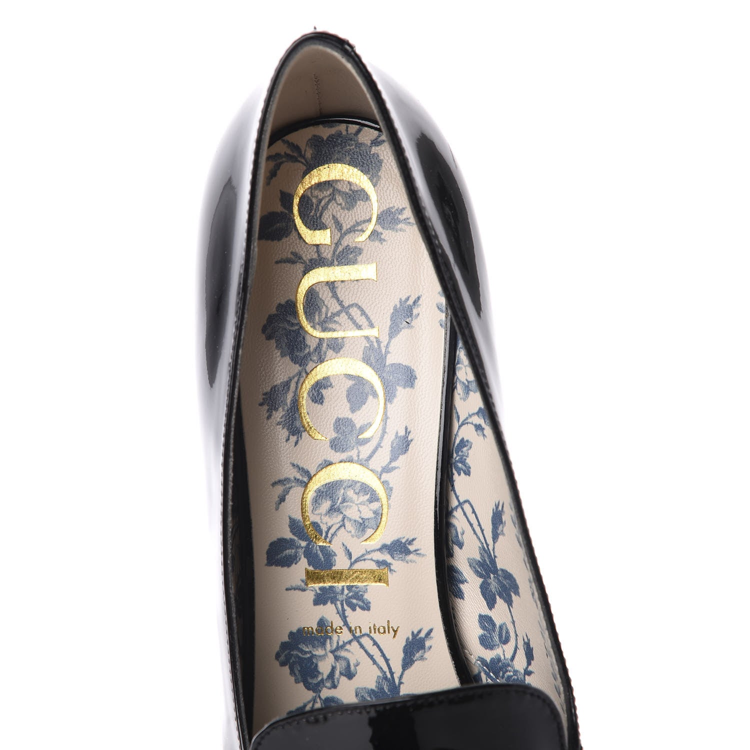 Gucci Vernice GG Victoire 55mm Loafer Pumps 41 Black 6 of 9