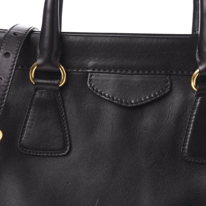 Prada City Calf Tote Black 9 of 13