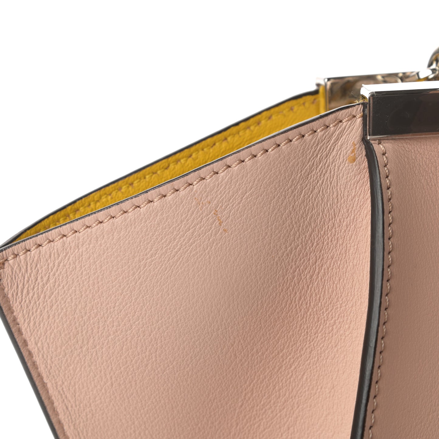 Vitello Dolce Shiny Nappa Petite 3Jours Tote Beige Chantilly