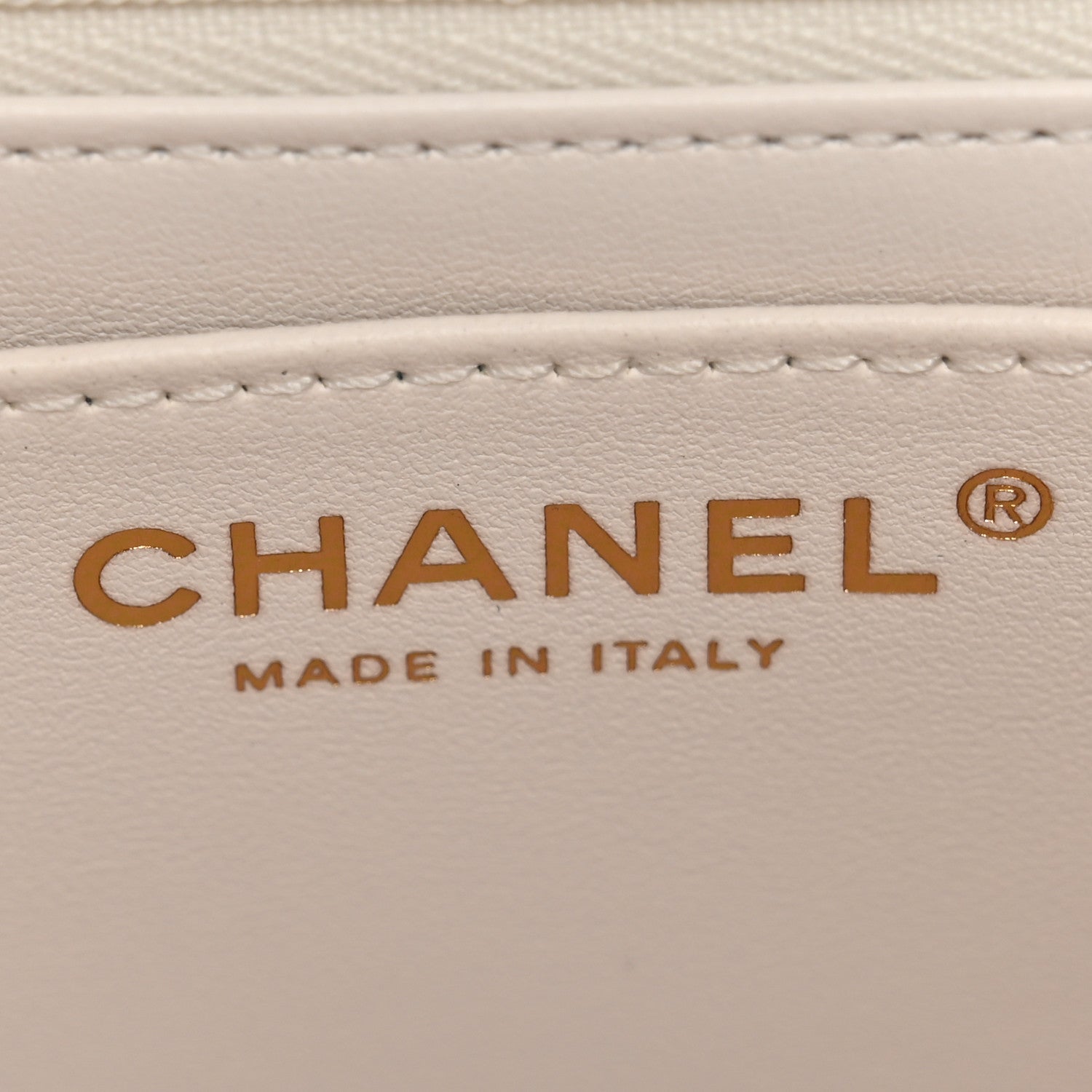 Chanel Lambskin Quilted Resin CC Mini Flap Bag White Black 6 of 10