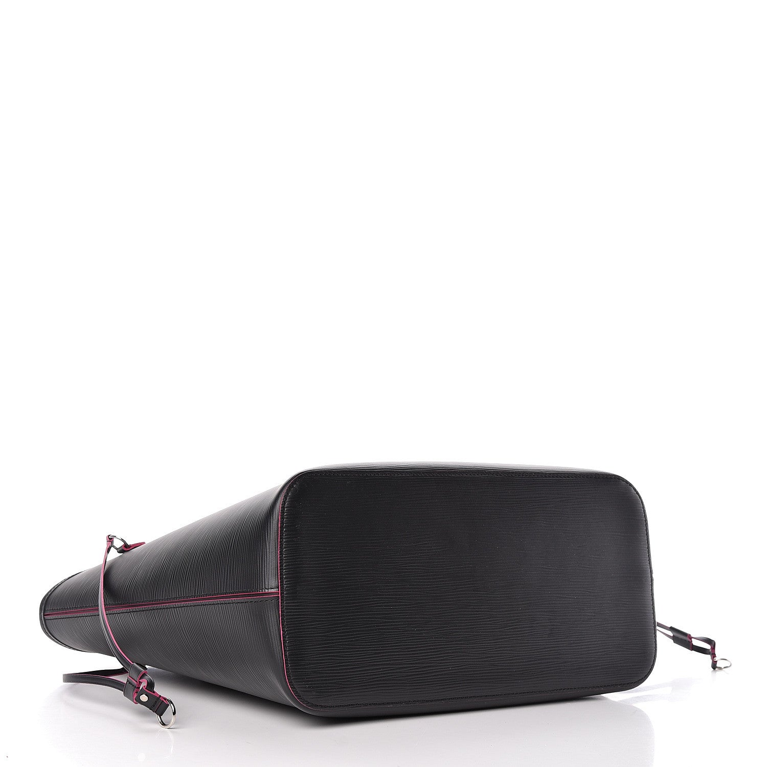 Louis Vuitton Epi Neverfull MM Black Hot Pink 4 of 10