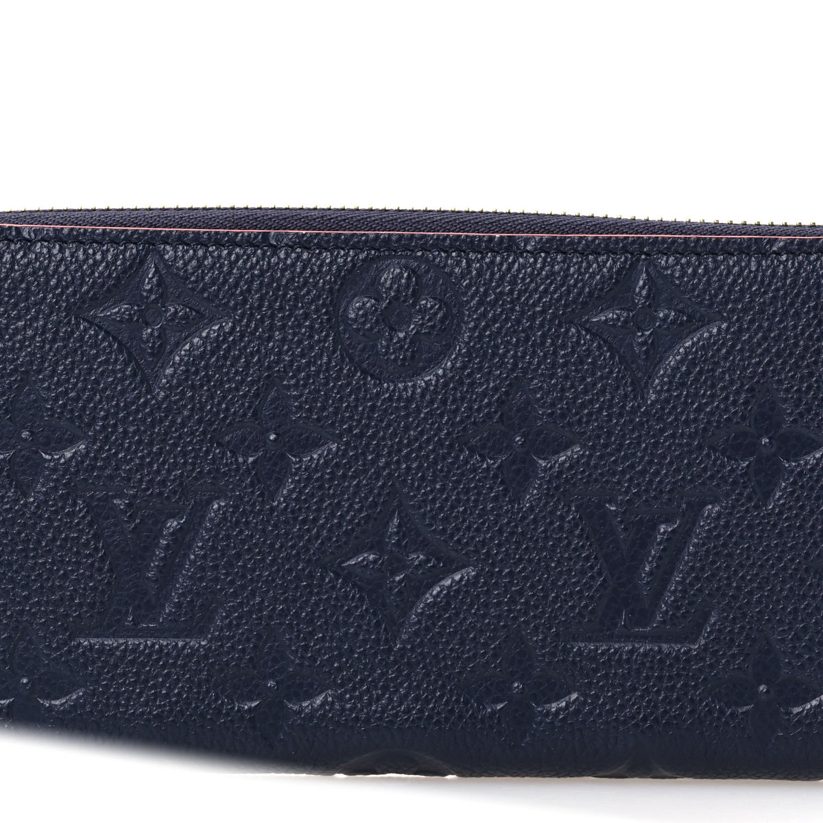 Empreinte Clemence Wallet Marine Rouge