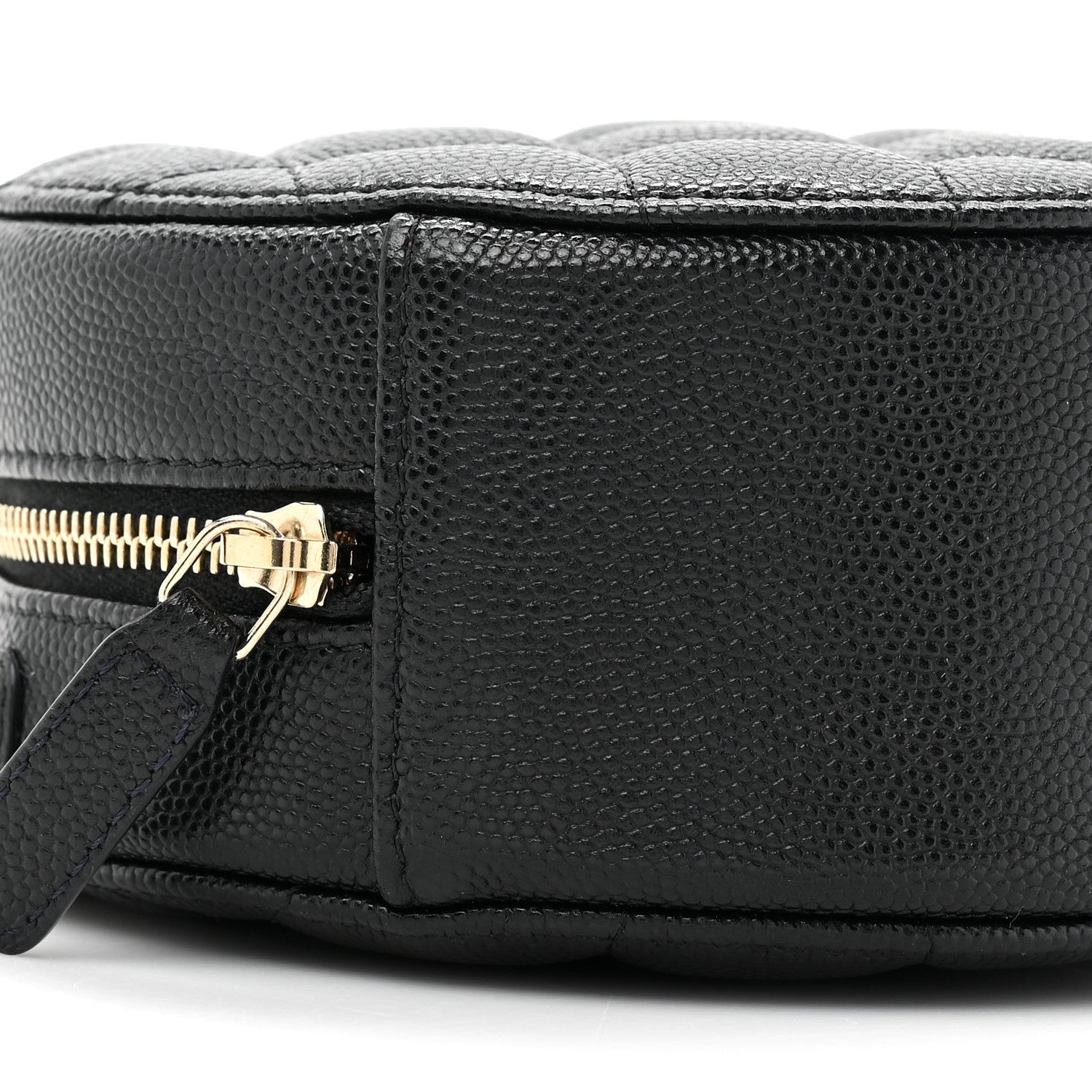 Chanel Caviar Quilted Round Clutch With Chain Black 9 of 9