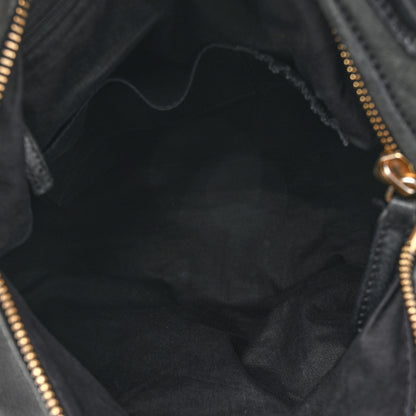 Givenchy Pebbled Calfskin Medium Bolt Stud Pandora Black 5 of 12