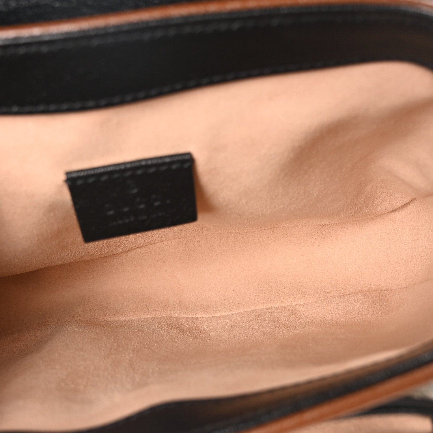 Gucci GG Supreme Monogram New Sakai Lux Calfskin Mini Padlock Flap Pocket Shoulder Bag Beige Ebony Black Cuir 5 of 10