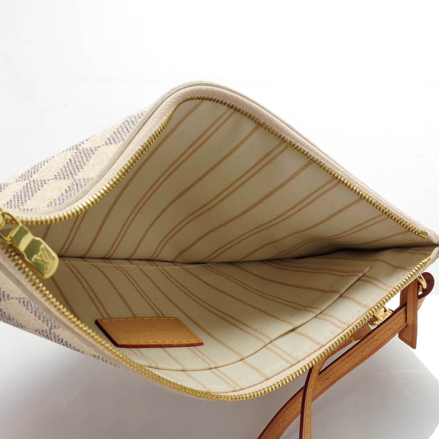 Louis Vuitton Damier Azur Neverfull MM GM Pochette 5 of 8