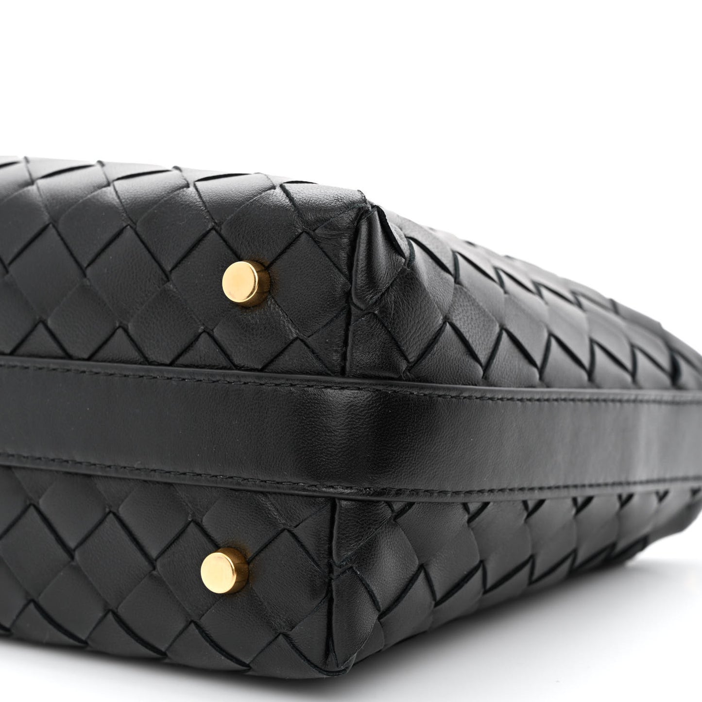 Calfskin Nappa Intrecciato Mini Wallace Black