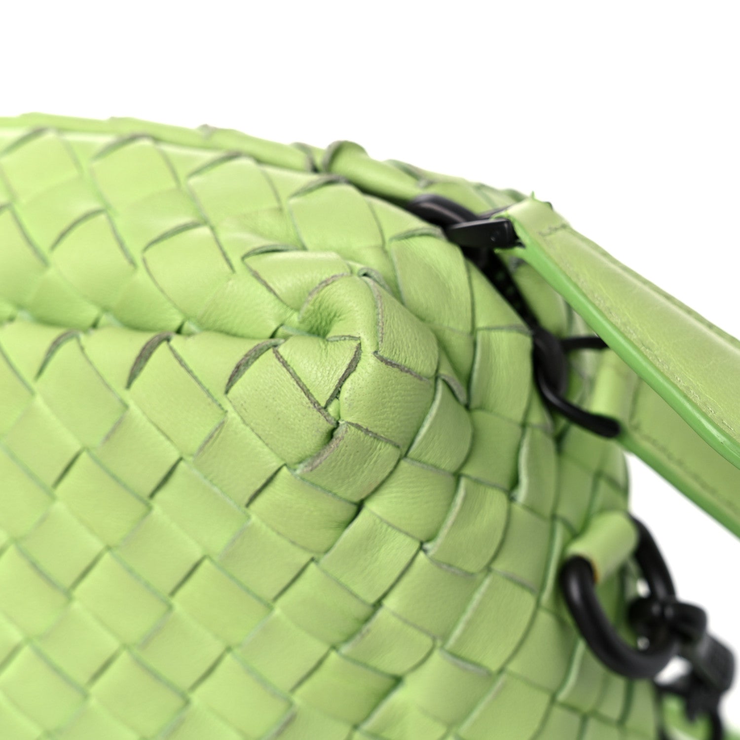 Bottega Veneta Nappa Intrecciato Crossbody Kiwi 11 of 14
