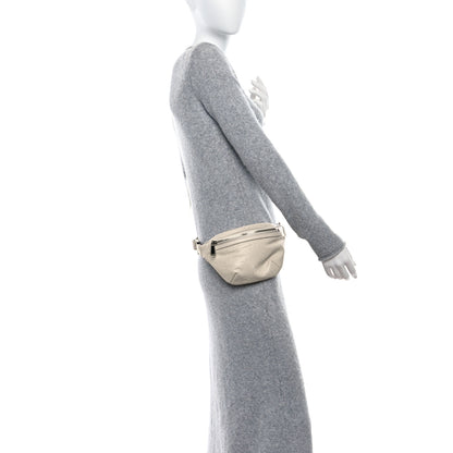 Gucci Calfskin GG Tennis Embossed Belt Bag Mystic White 2 of 11