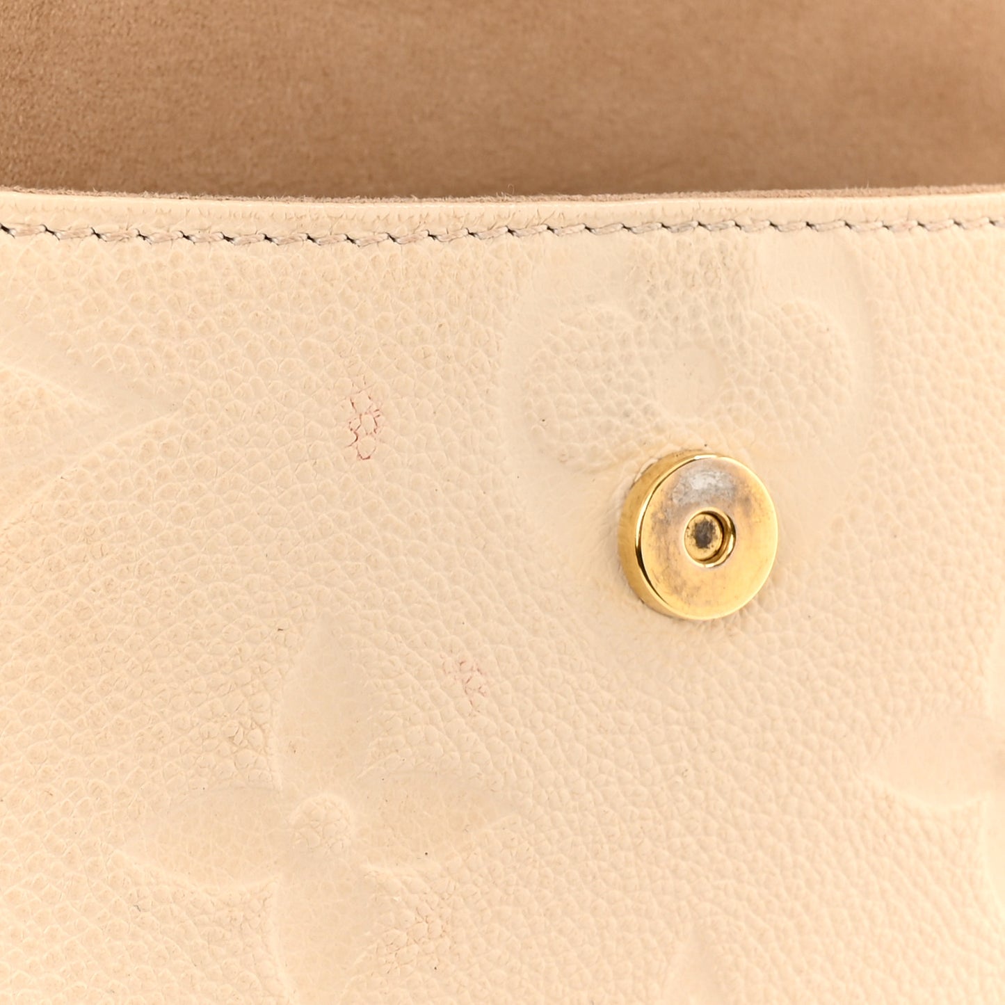 Empreinte Monogram Giant Ivy Wallet On Chain Cream