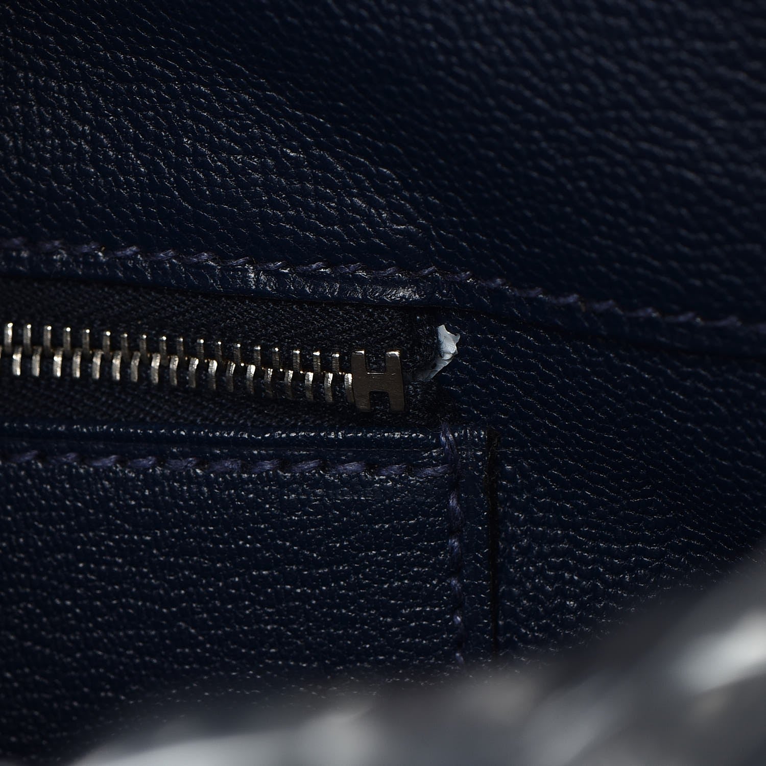 Hermes Taurillon Clemence Birkin 40 Bleu De Prusse 16 of 41