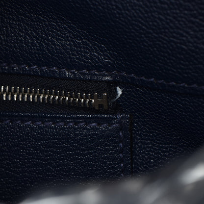 Hermes Taurillon Clemence Birkin 40 Bleu De Prusse 16 of 41