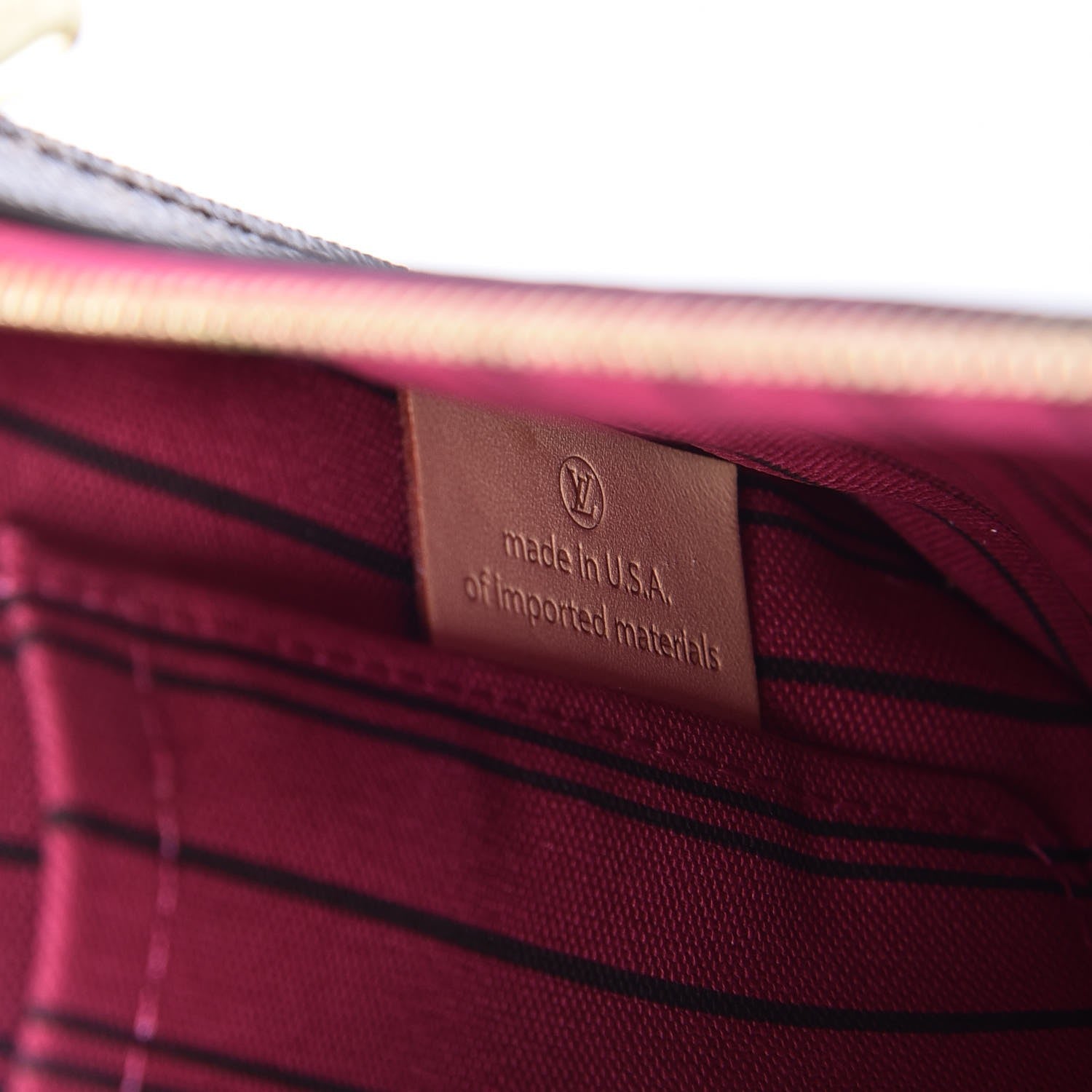 Louis Vuitton Monogram Neverfull MM GM Pochette Pivoine 7 of 8