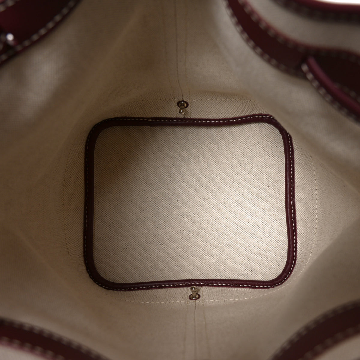 Goyard Goyardine Petit Flot Bucket Bag PM Burgundy 5 of 9