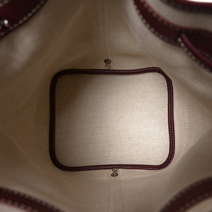Goyard Goyardine Petit Flot Bucket Bag PM Burgundy 5 of 9